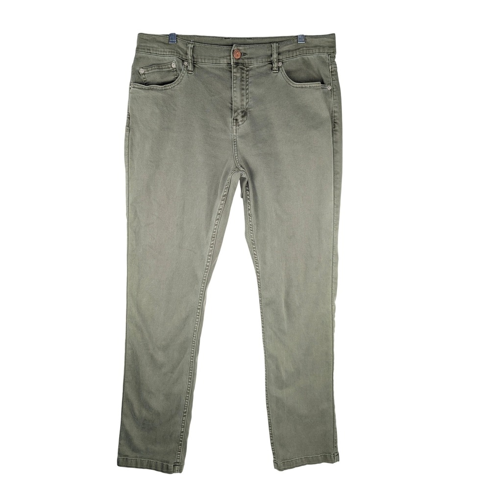Mugsy Hydes Jeans Men‎ 36x32 Olive Green Stretch Chino Pants